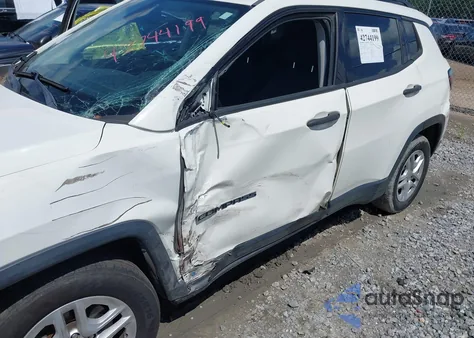 2018 Jeep Compass Sport from USA, damaged, VIN 3C4NJCABXJT411852